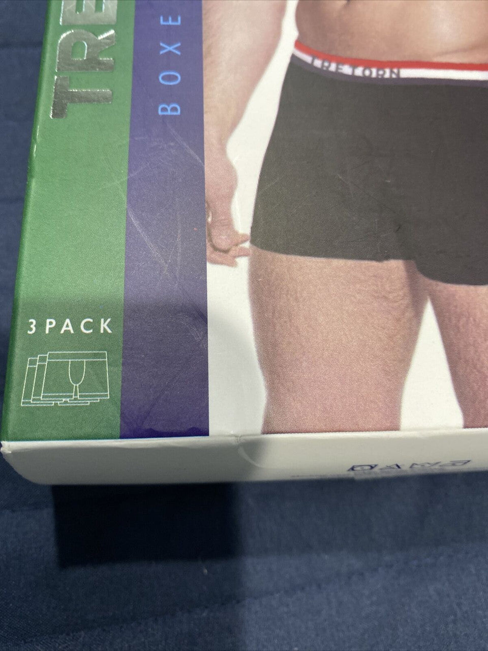 TRETORN Pure Cotton 3pc Boxer Briefs L Black