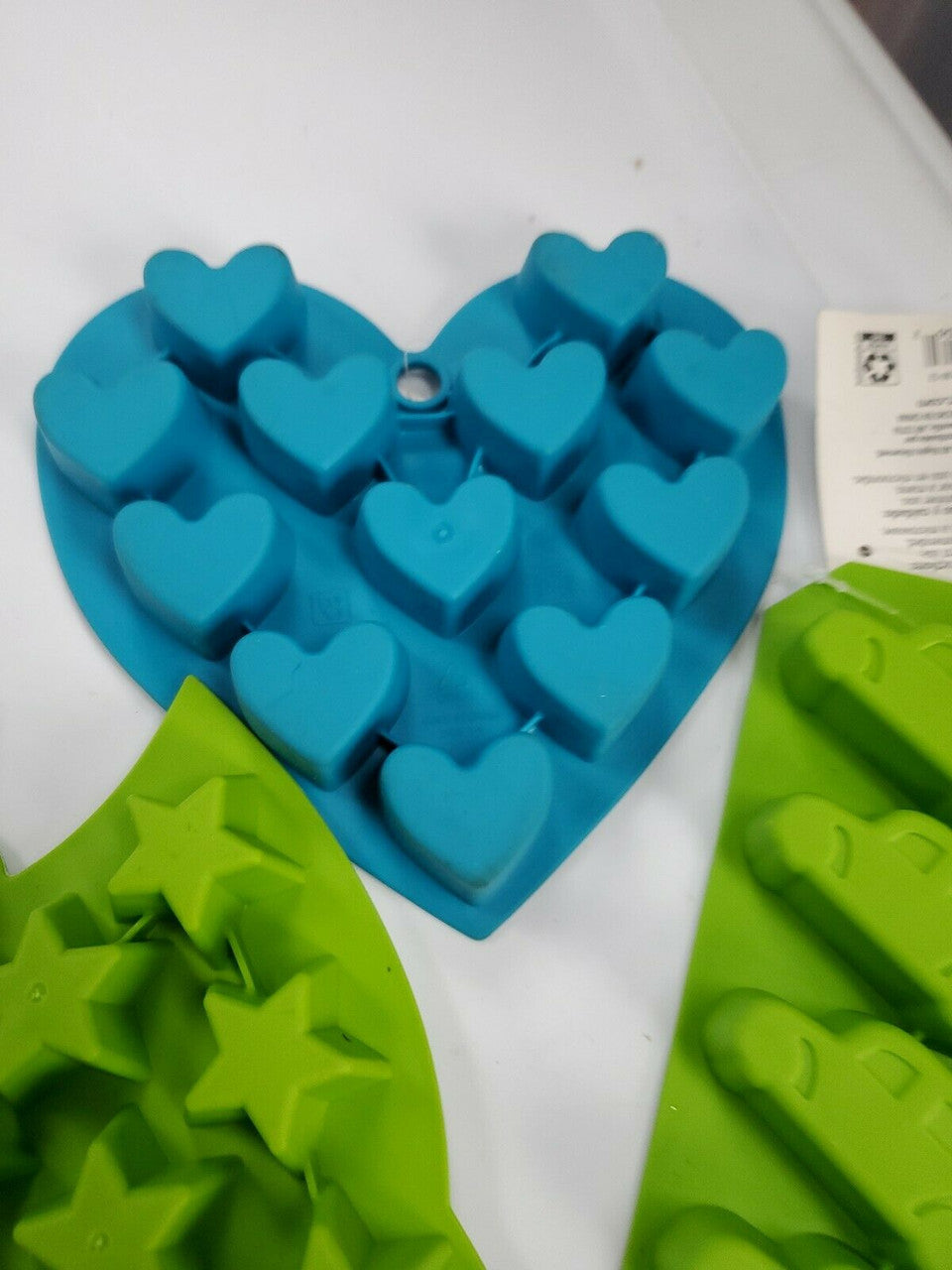 Silicone Mold Car Heart Star Shape candy Ice cube Trays Chocolate Treats lot (3)