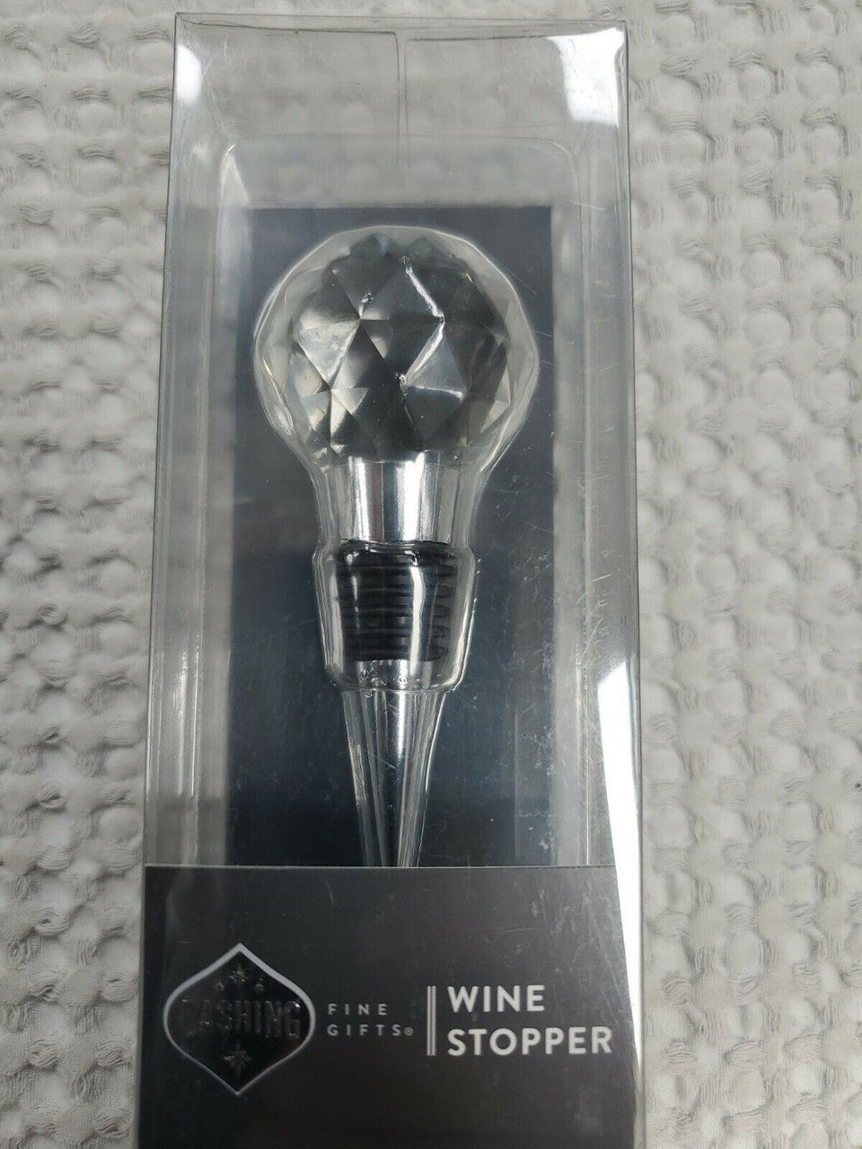Dashing Fine Gifts Diamond Cut Wine Bottle Stopper