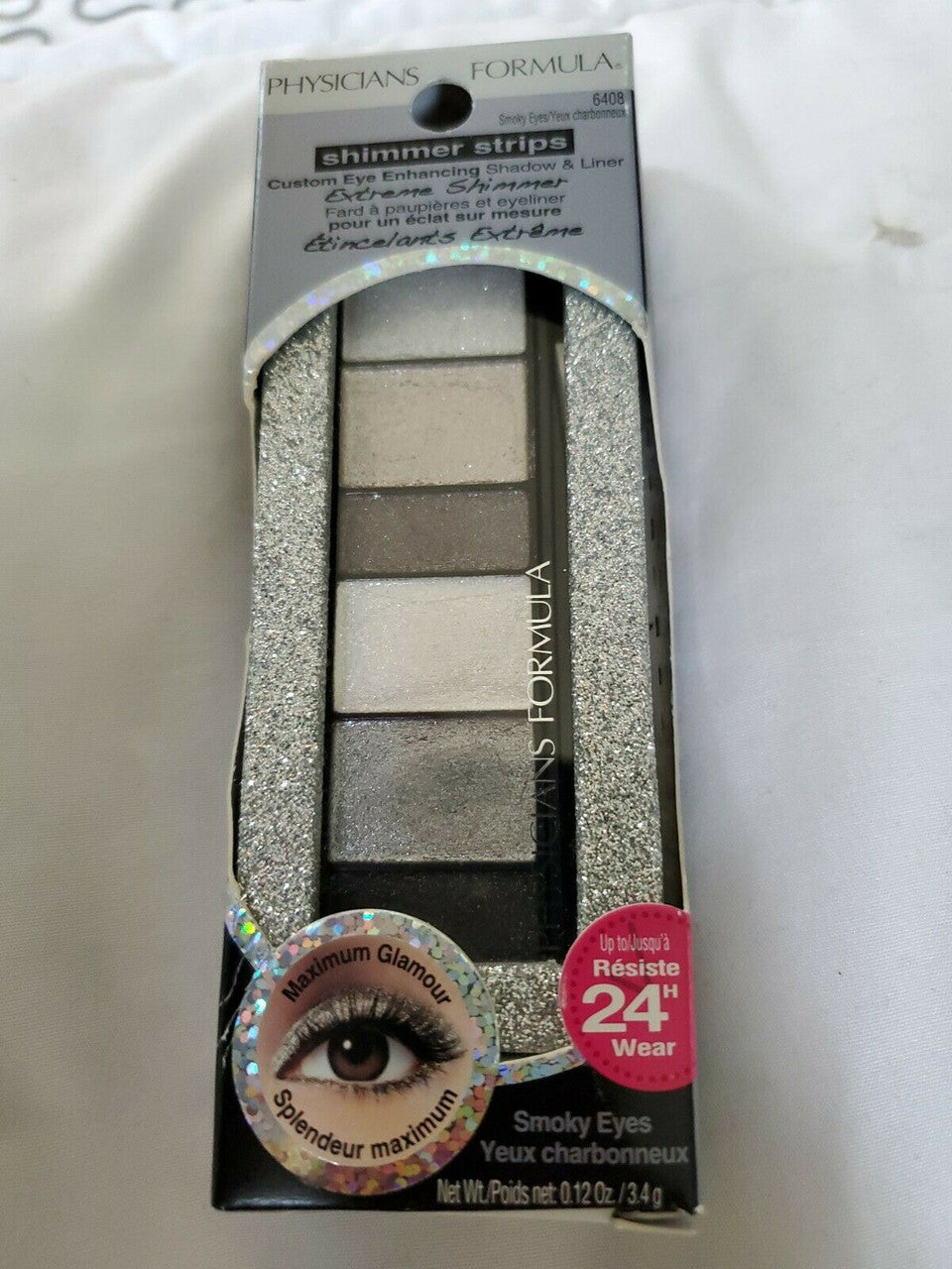 Physicians Formula Shimmer Strips Shadow & Liner 6408 SMOKEY EYES