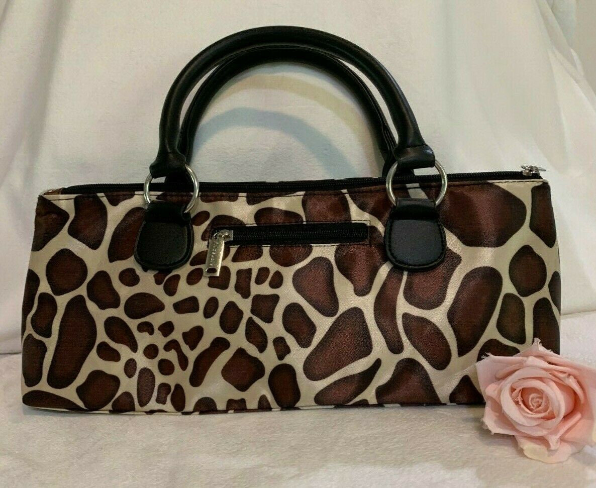 Insulated Wine Clutch Giraffe Print with Corkscrew By Primeware Inc Stylish