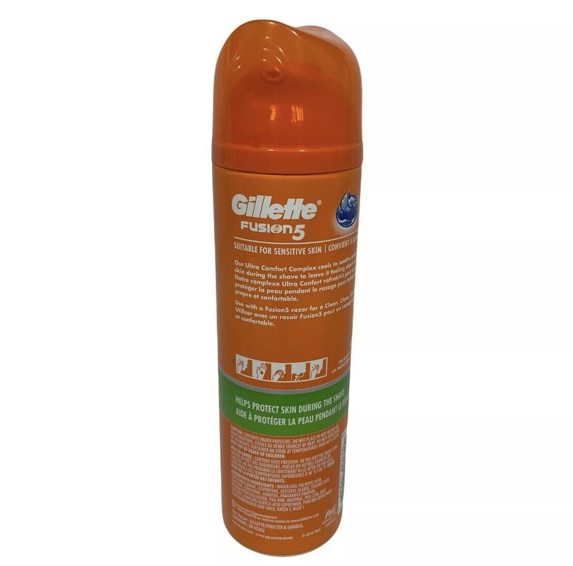 Gillette Fusion HydraGel Shave Gel Moisturizing 7 oz