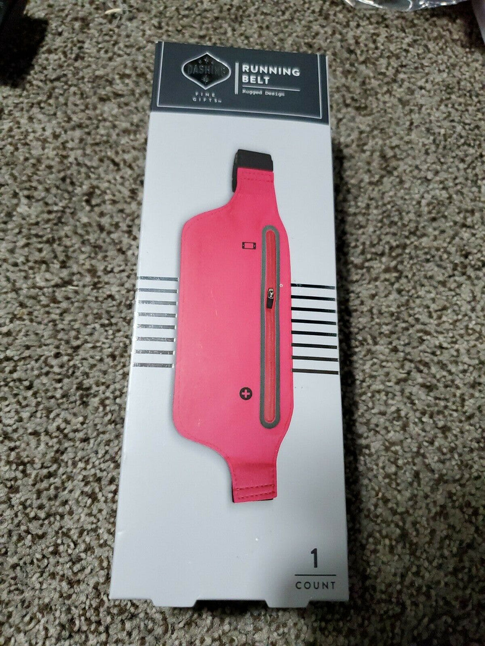 Women Running Belt Fanny Pack Hiking Jogging Phone Carrier Pink DASHING