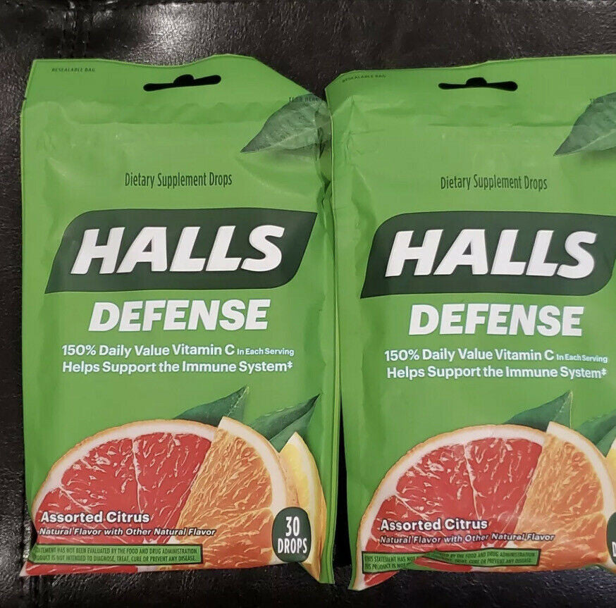Vitamin C Immune System Boosting Cough Drops: (2-Pack/60 Drops)