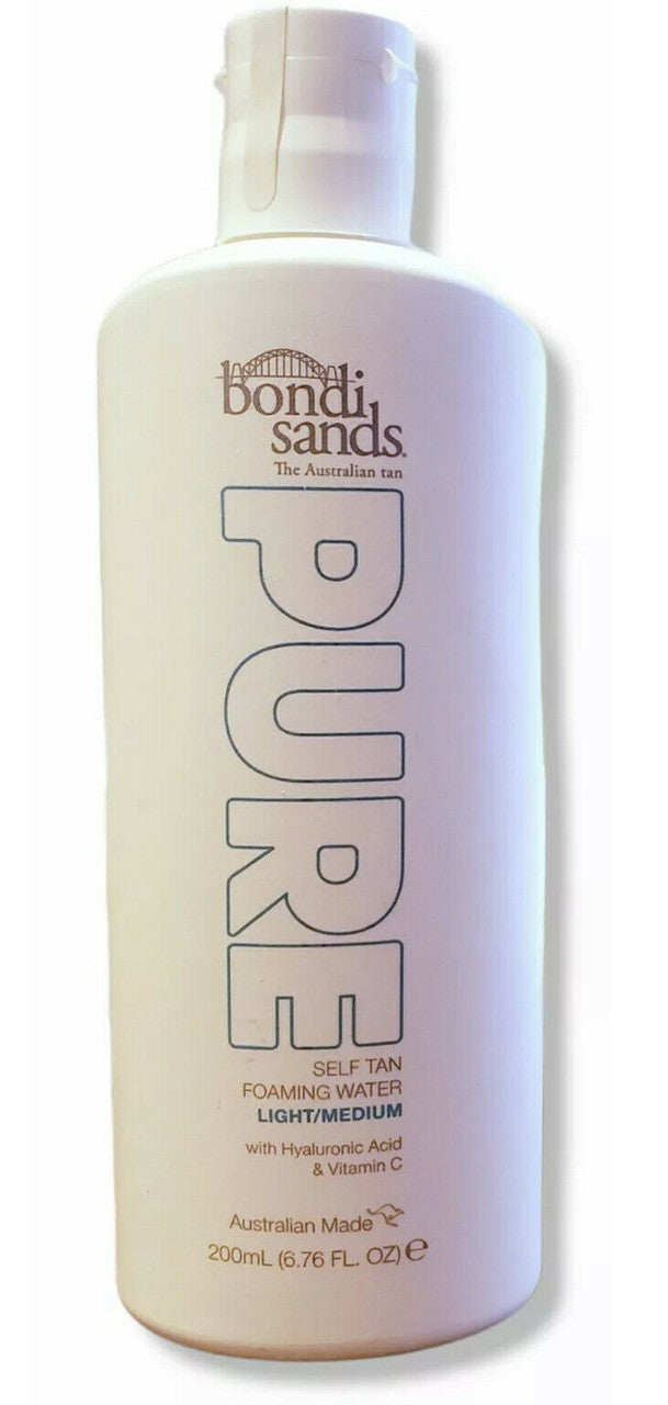 Bondi Sands PURE • DARK • Self Tan FOAMING WATER with Vitamin C •  6.76 oz