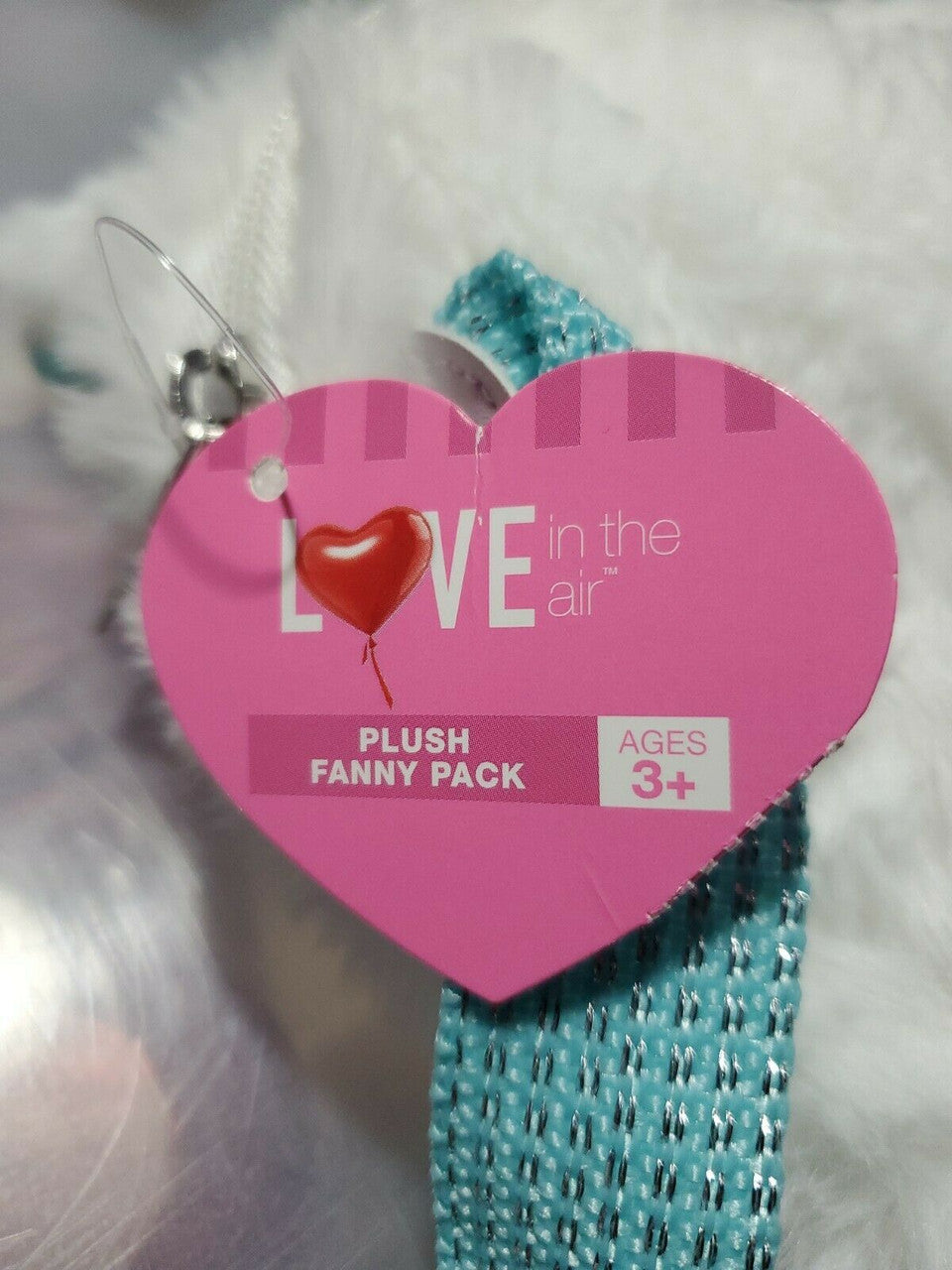 LOVE IN THE AIR Fanny Pack Unicorn Plush Zippered Waist Pouch Purse 3+