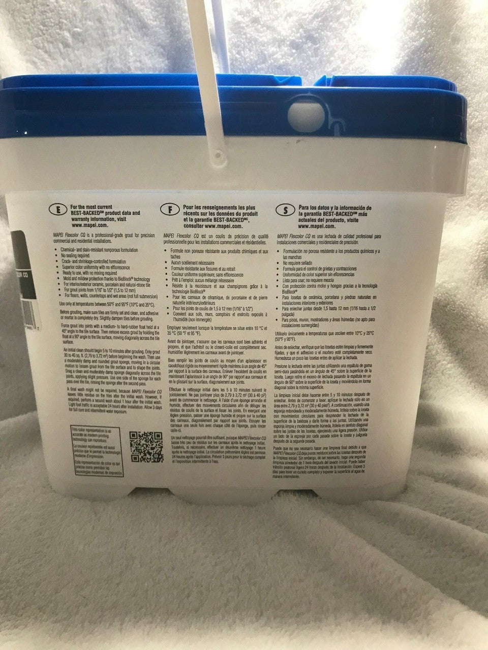 Mapei Flexicolor CQ Ready to Use Grout w/ Color Coated Quartz 1 gal GRAY