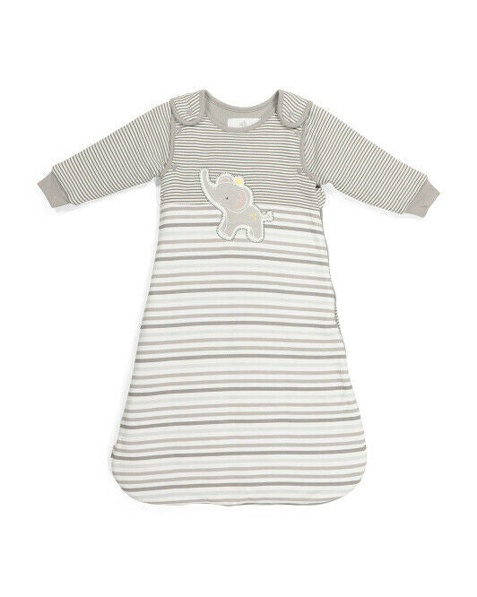 Sleep Sack Elephant DYLAN & ABBY Baby Gender Neutral 0 - 6 m 6-18mDetachable sleeves