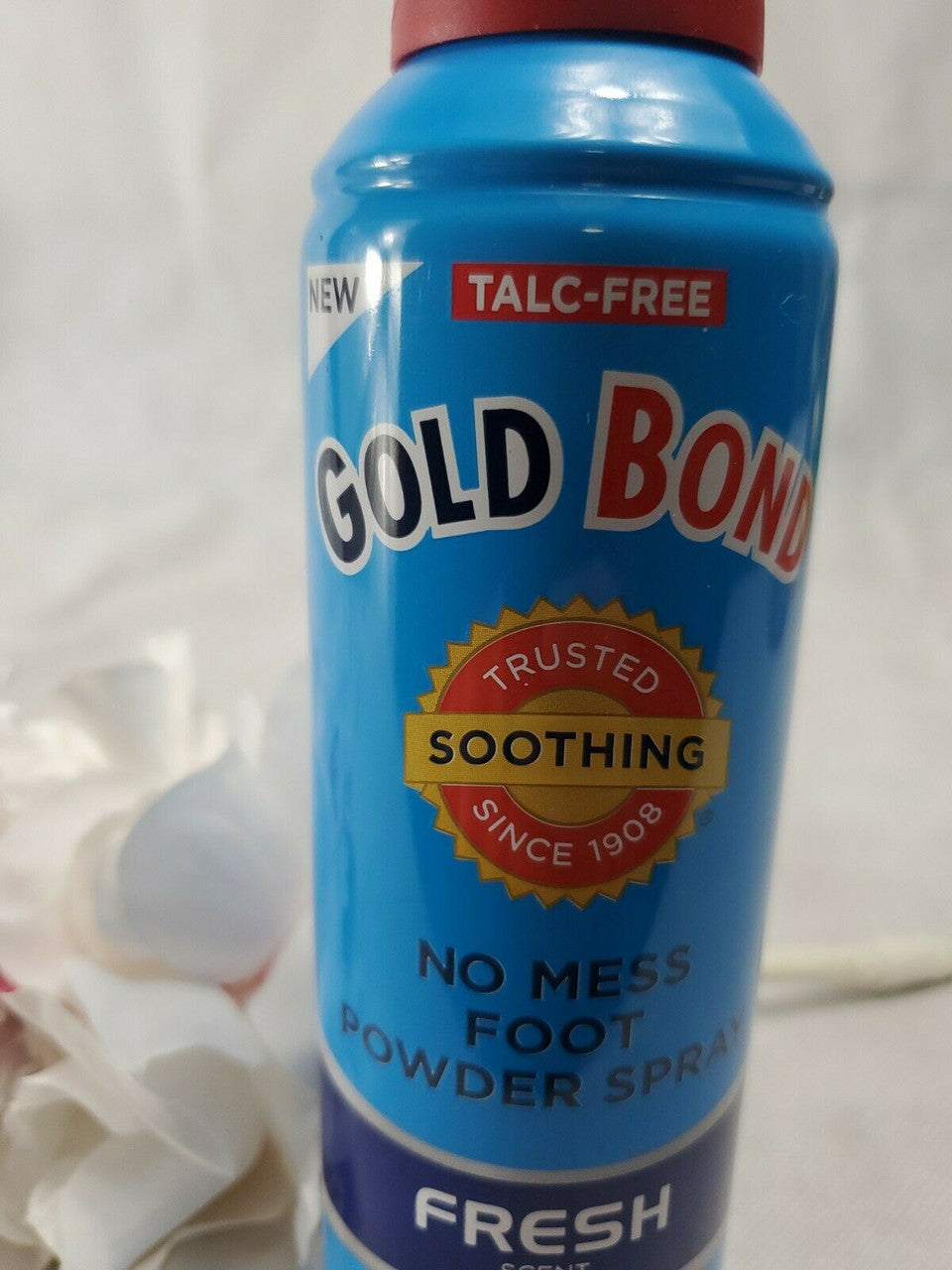 Gold Bond No Mess Foot Powder Spray Triple Action Relief Fresh Scent 7oz