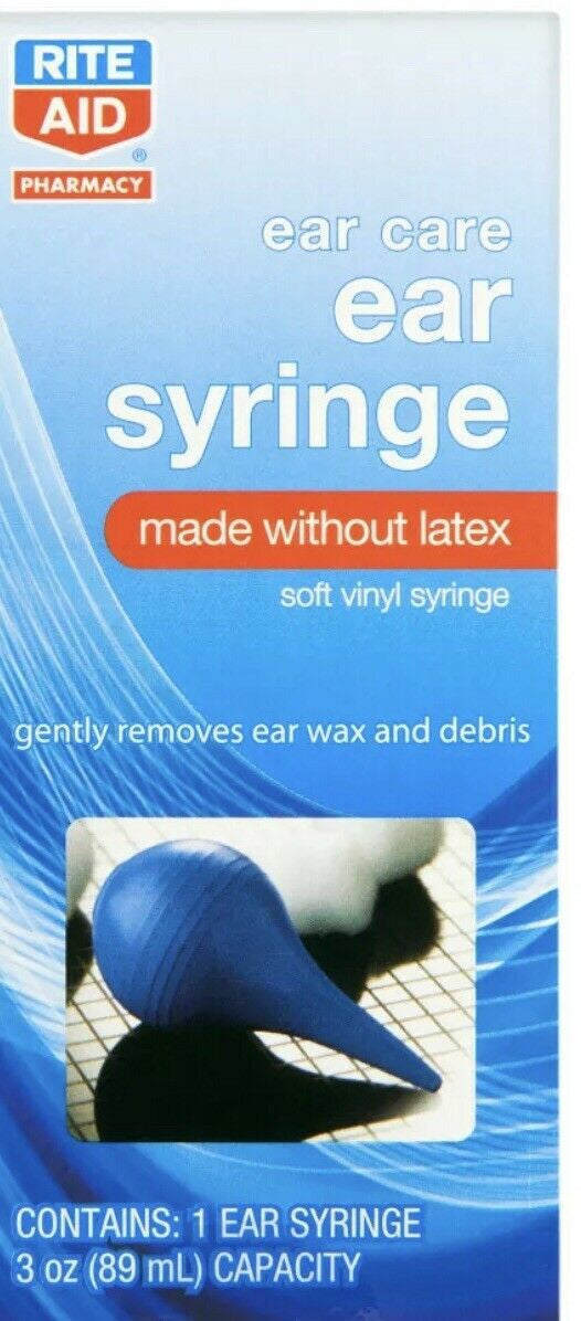 Rite Aid Ear Soft Vinyl Syringe Lot of 2