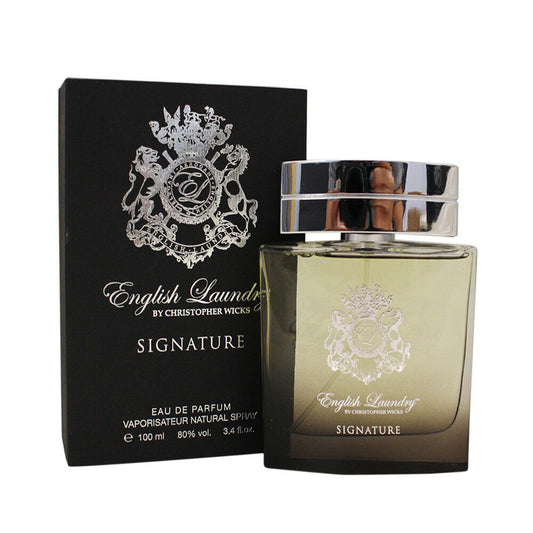 English Laundry Signature for Men – 3.4 oz Eau de Parfum spray bottle with retail box
