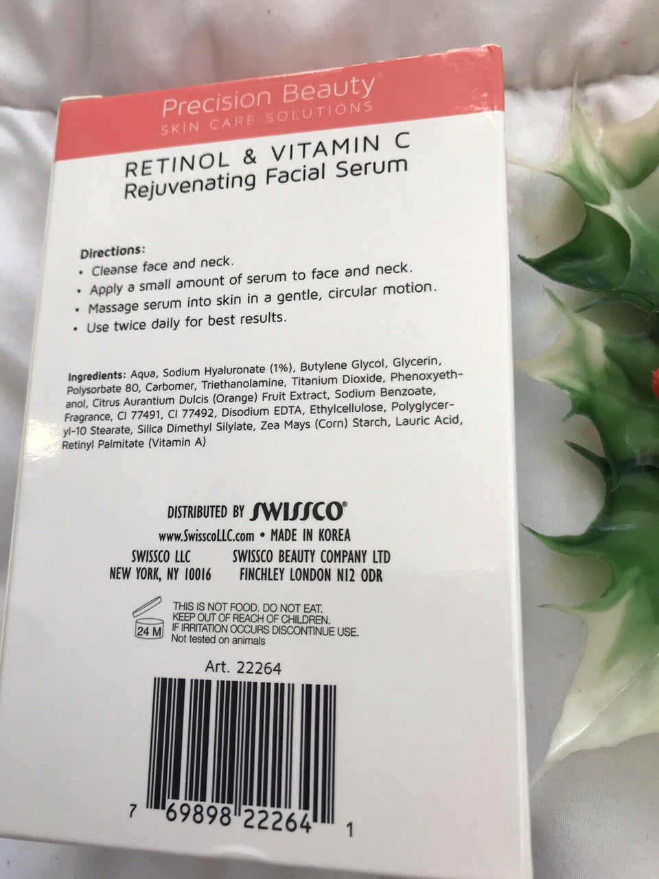 Precision Beauty Retinol & Vitamin C Rejuvenating Facial Serum  1.0 oz / 30 ml