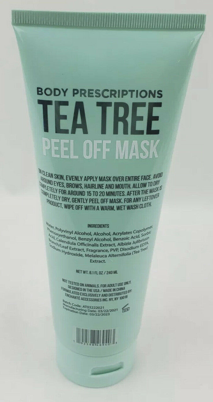 Body Prescription Tea Tree Peel Off Mask 8oz 03/2023