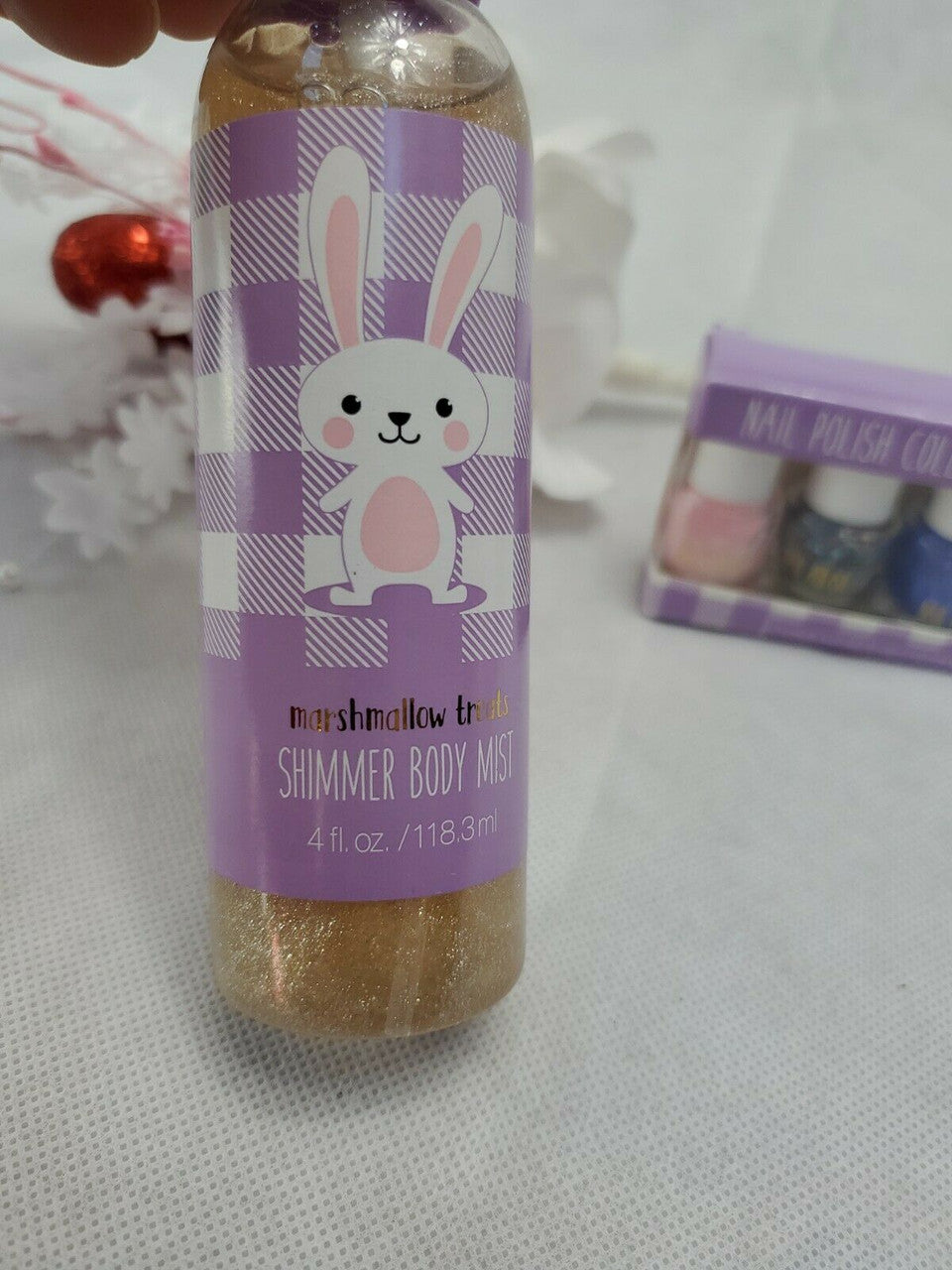 GROOVI Marshmallow Treat Summer Body Spray 4fl oz &3 pack nail polish