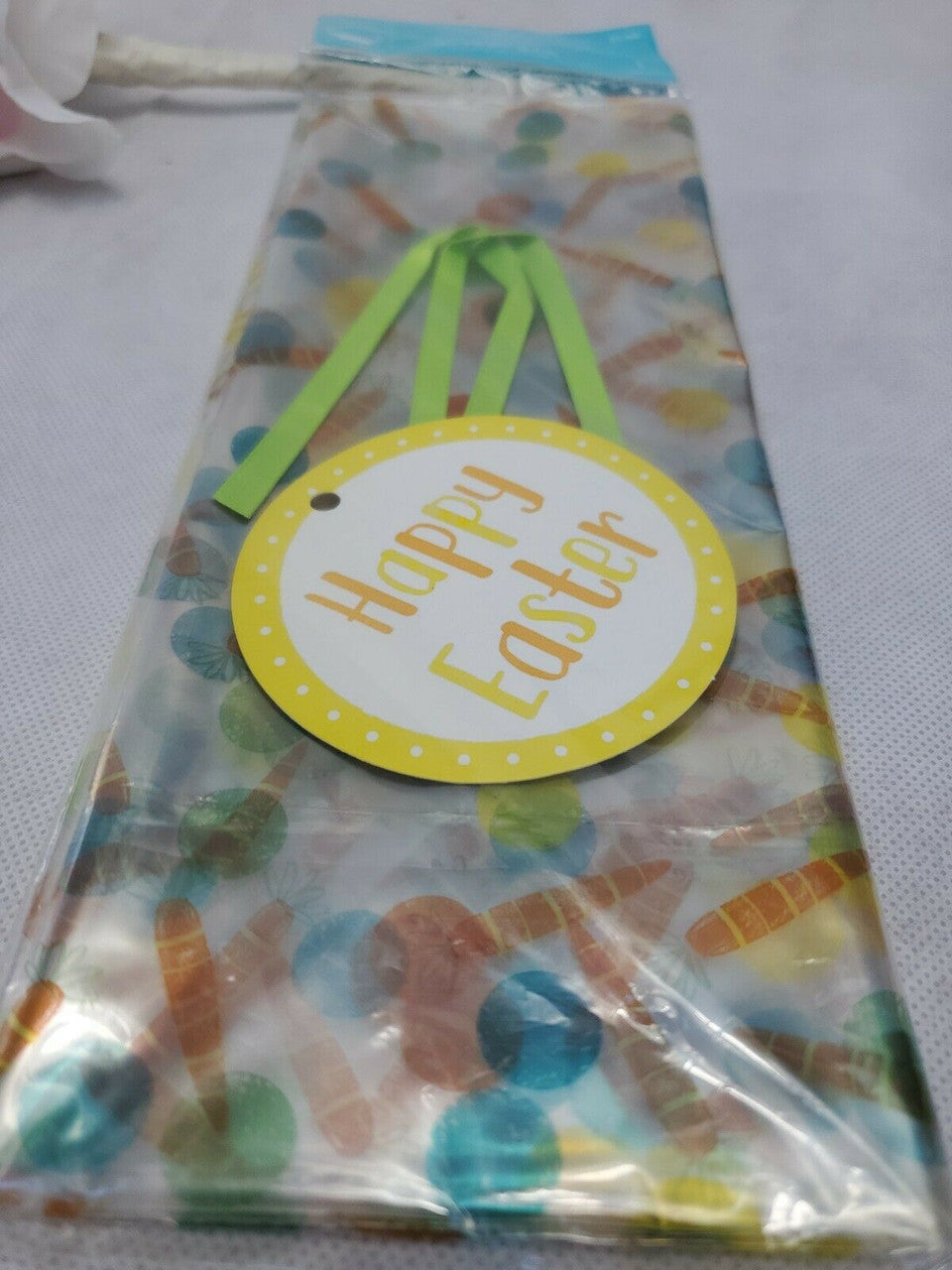 Hallmark Clear Easter Basket Bag1 Bag, 1 Ribbon, 1 Gift Tag Lot of 11 Packages