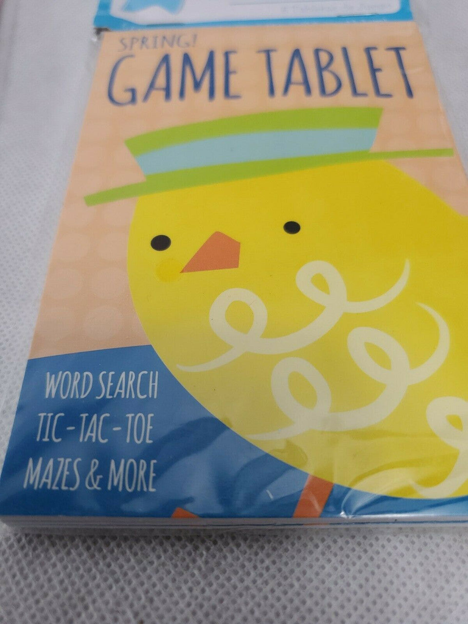 Easter Game Tablets &Mini Buttons Gifts Party Goodies LOT 4 packages
