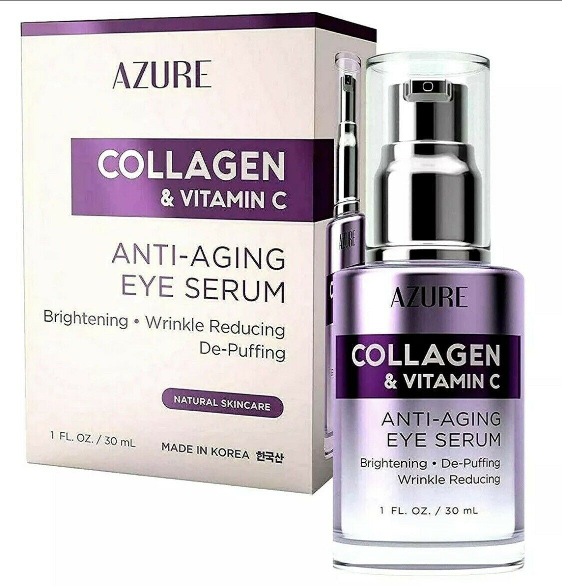 Azure Collagen & Vitamin C Anti-Aging Eye Serum 1.0 Fl oz
