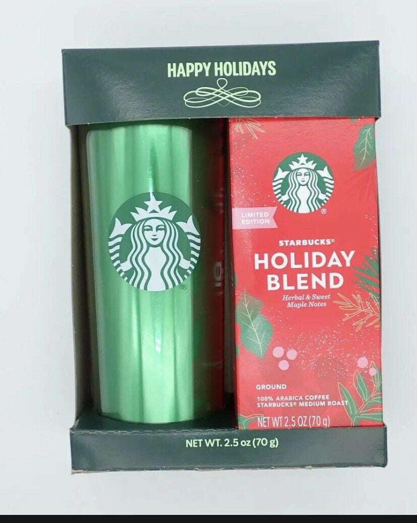 Starbucks Happy Holidays Coffee Travel Mug Gift Set