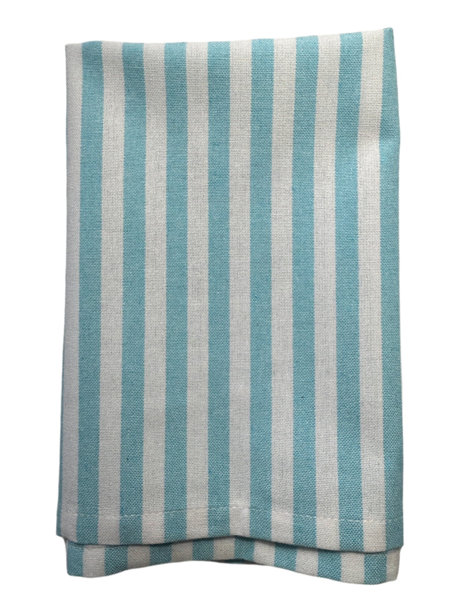 Cotton Napkins 18" x 18" 8 Napkins Ocean Mist Stripe