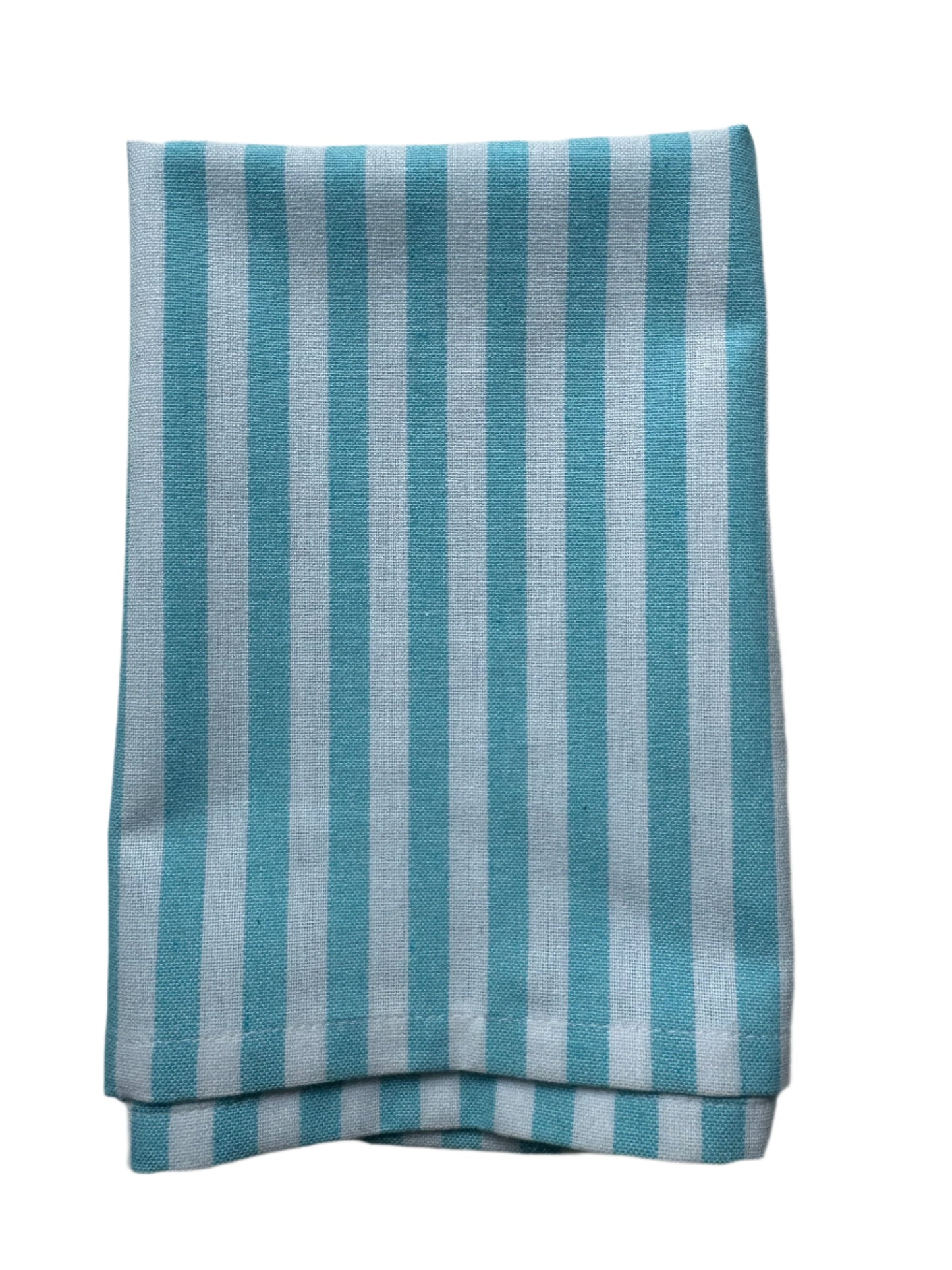 Cotton Napkins 18" x 18" 8 Napkins Ocean Mist Stripe