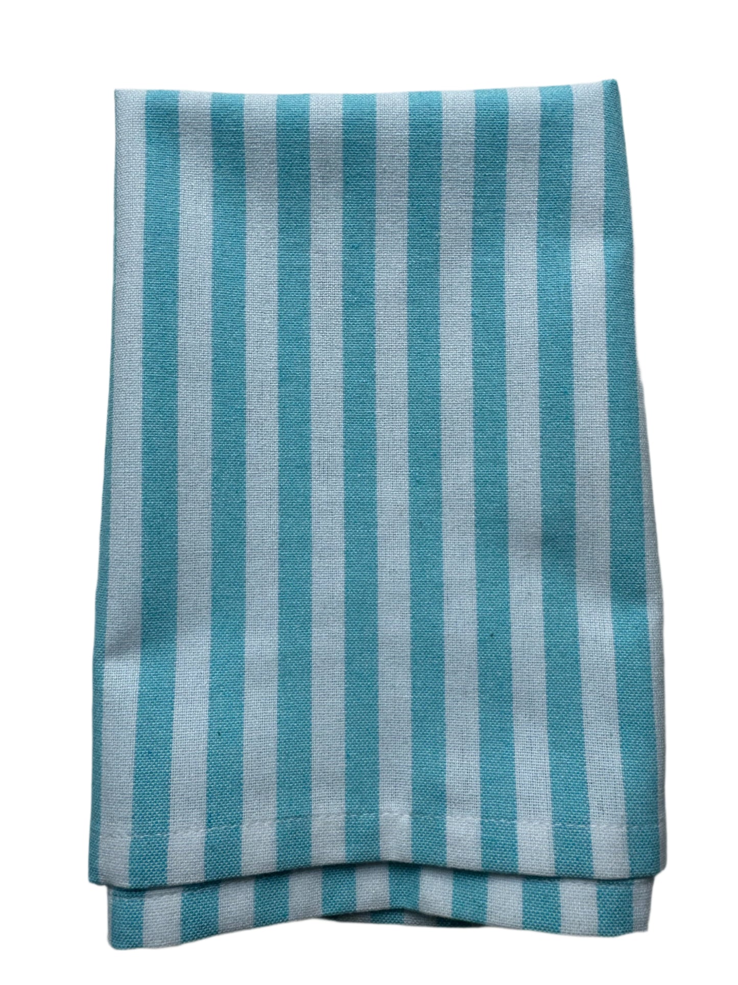 Cotton Napkins 18" x 18" 8 Napkins Ocean Mist Stripe