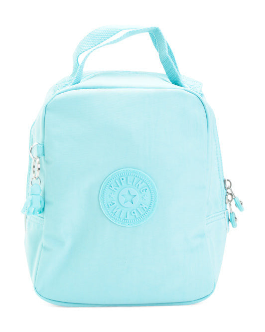 Lyla Insulated Lunch Bag – Blue Reusable Tote, 9″ × 5″ × 10″