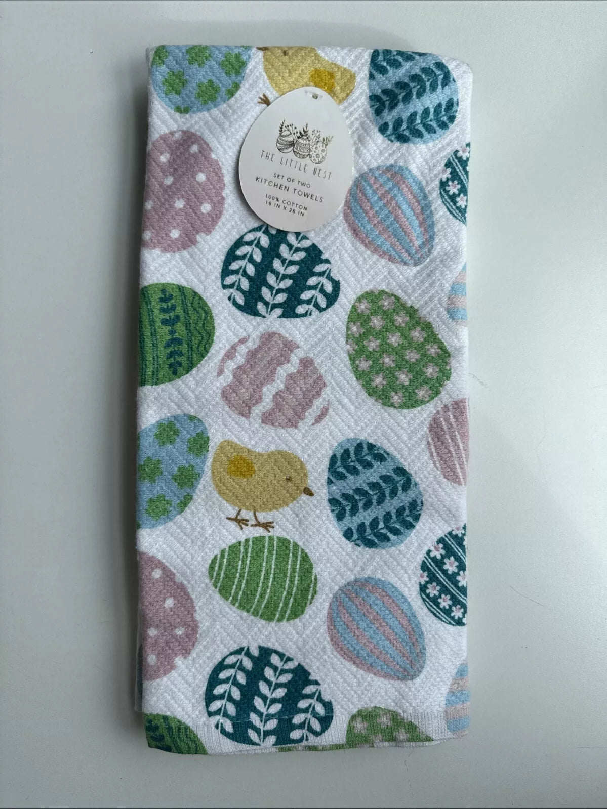 The Little Nest 2pc Kitchen Towels – 100% Cotton