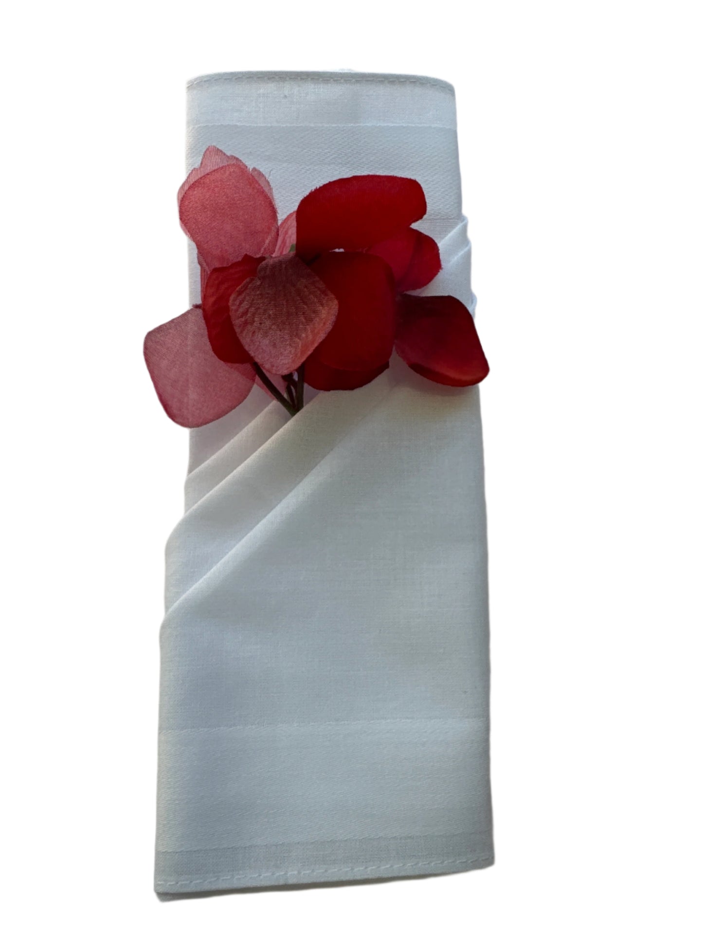 Polyester Napkins 16" x 16" 8 pcs White