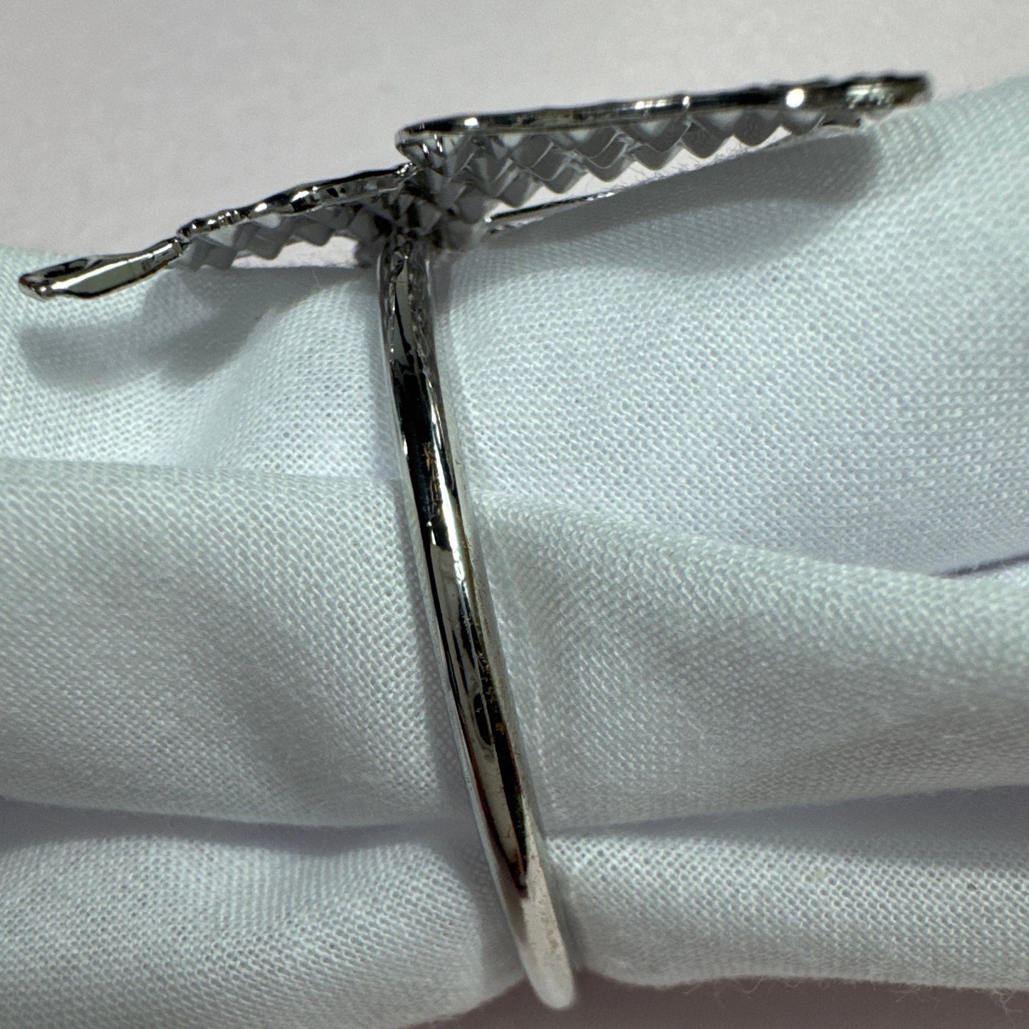 Butterfly Napkin Rings , Silver color, 6 pcs